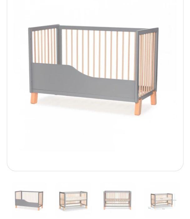 Cama bebe / berço 2 em 1 + colchão
Berço