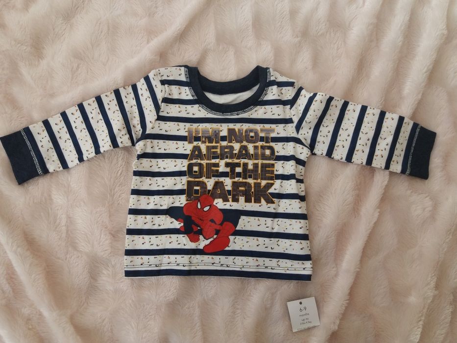 Nowa Bluzka Spiderman rozm. 68-74 cm
