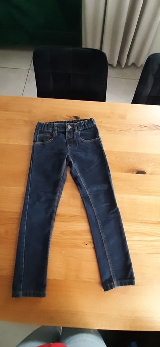 Spodnie jeans 128 rurki C&A