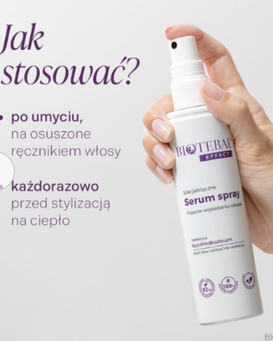 BIOTEBAL Serum Spray przeciw wypadaniu włosów,  130 ml