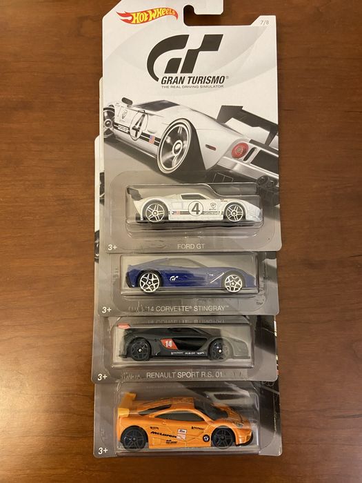 Conjunto 4x Hot Wheels Gran Turismo Set 2017