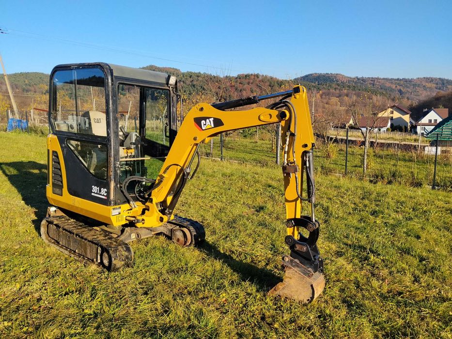 mini koparka cat 301.8c jcb bobcat kubota yanmar okazja