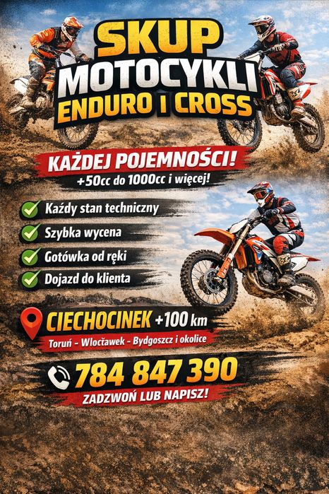 Skup Motocykli Cross Enduro