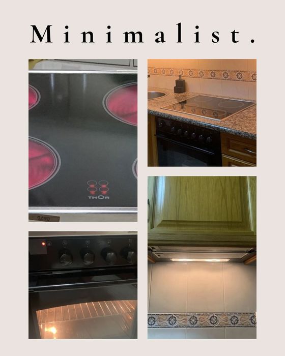 Pack Placa elétrica com Forno acoplado,e um Exautor