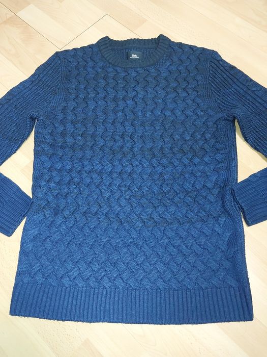 Sweter pleciony meski xl  clockhouse C&A ciepły L