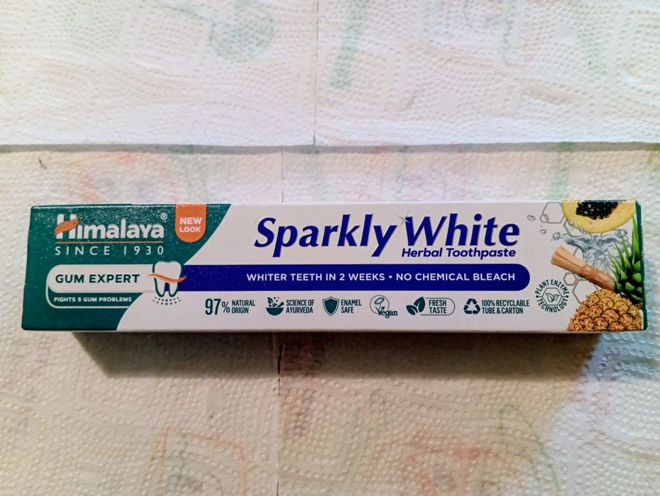 Himalaya Sparkly White pasta do zębów 75 ml 3 szt.
