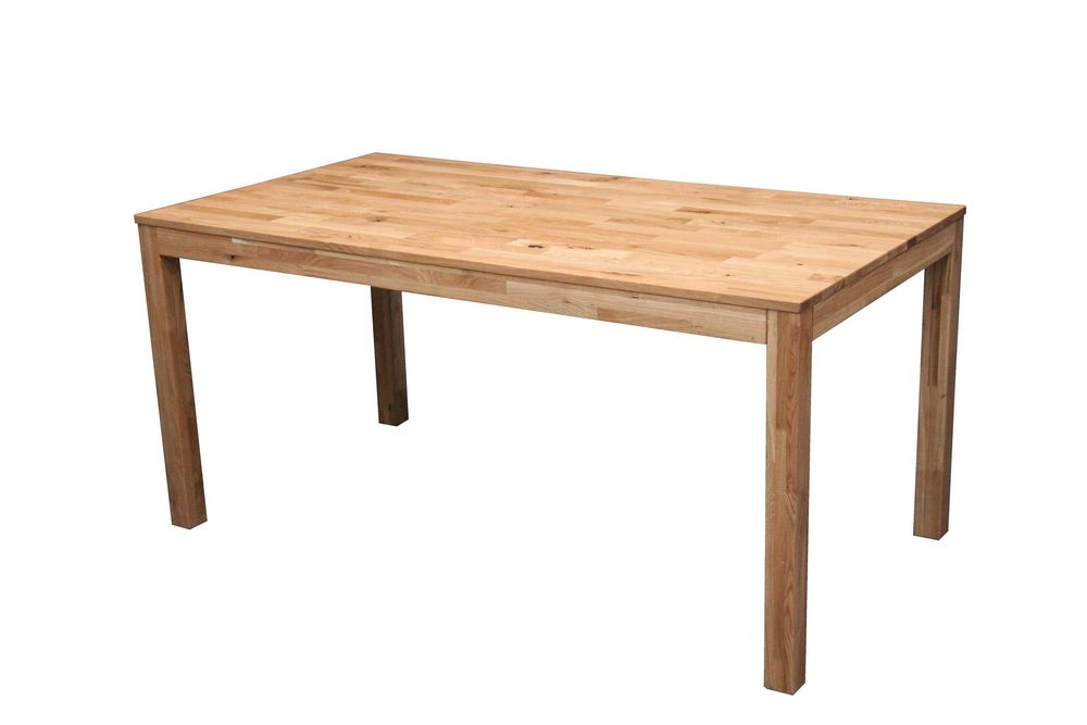 Stół dębowy drewniany do jadalni kuchni 160x85 cm Dąb BGM24.pl B 8700