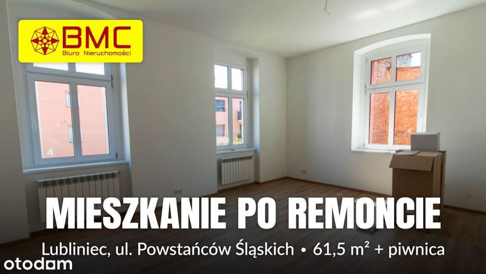 Mieszkanie o pow. 61,50m2 po  generalnym remoncie