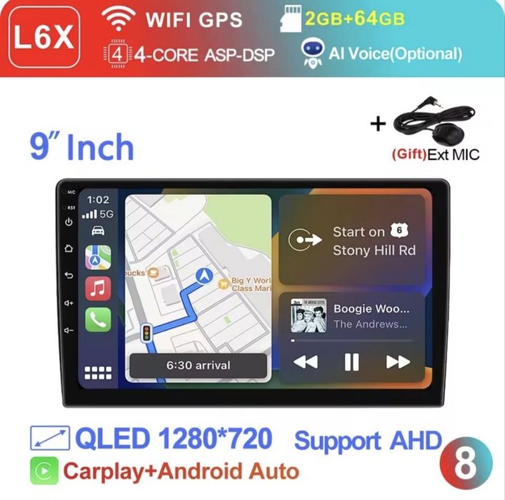 LEHX central multimedia automativo 2 din android 14