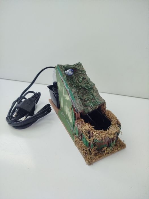 Wodospad strumień ruchoma figurka z pompą na wodę do szopki makiety