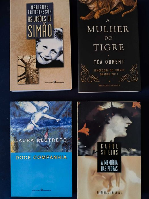 Lote 4 Grandes Romances Premiados Literatura Contemporânea Internacional