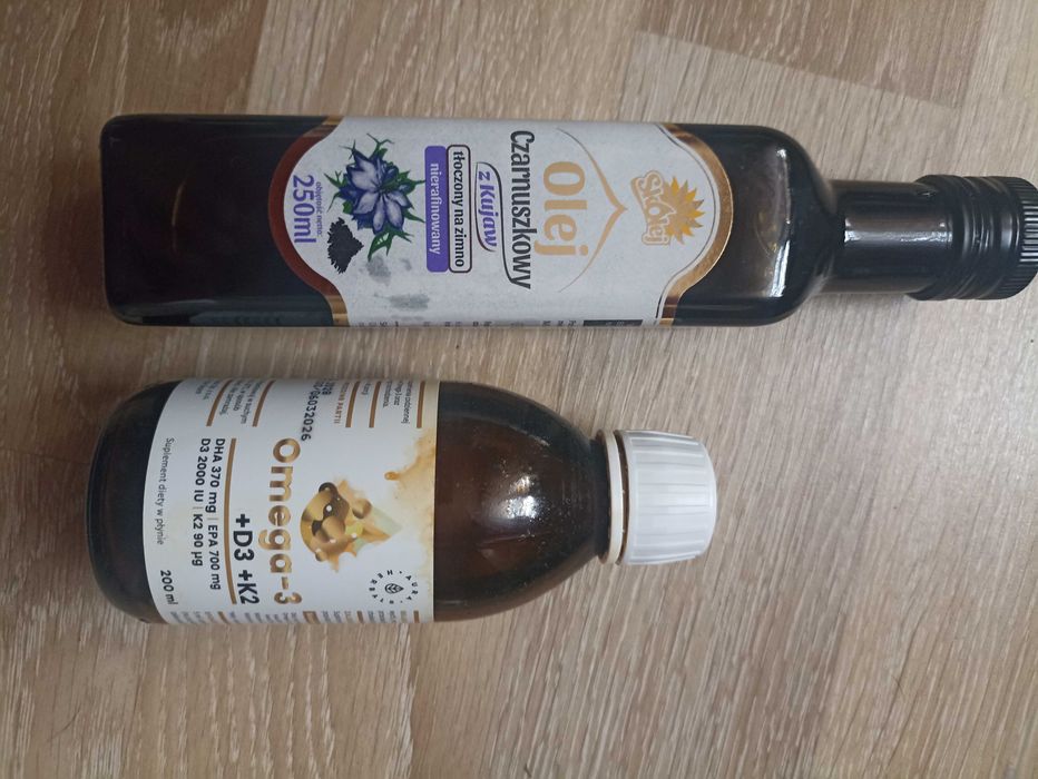Olej z czarnuszki Omega 3 D3+K2