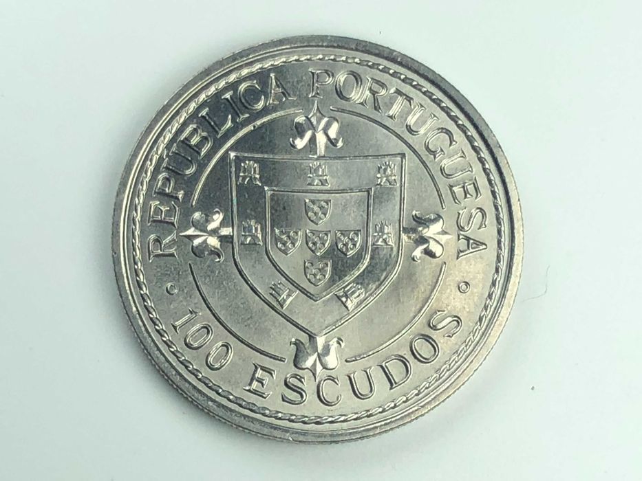 Portugal 1987 - 100 Escudos Cuproniquel - I Série dos Descobrimentos – À Descoberta de África - Nuno Tristão