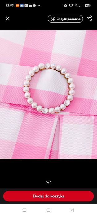 Strój Barbie dla dziewczynki 140.