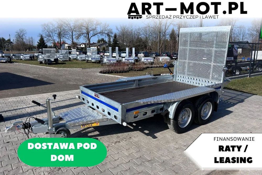 Wiola B2730 - B2630 / DOSTAWA! / 292x142cm / DMC 2700kg / TRAP - NAJAZDY / BUDOWLANKA /  RATY! LEASING! sprzęt budwolany minipokarke koparkę budowlanka
