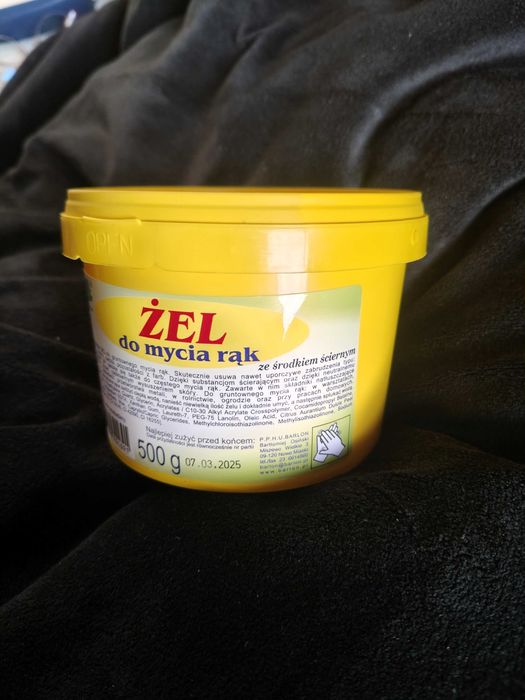 Żel do rąk ze środkiem ściernym firmy Barlon 500g (dostępne 6  szt.)