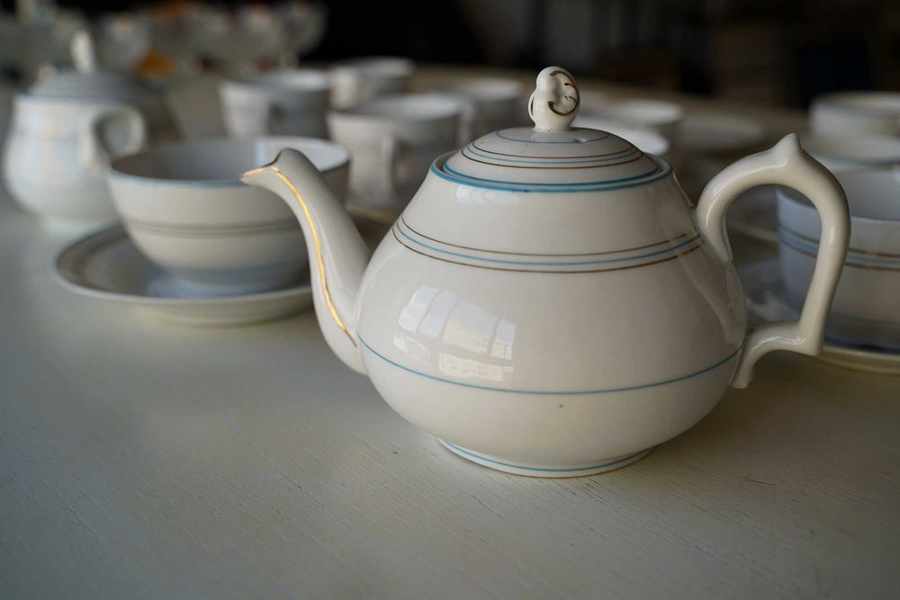 Serviço de chá e café - Vista Alegre antigo