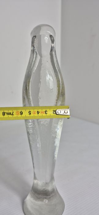 Elegancka Szklana Rzeźba – Madonna / Abstrakcyjna Figura 26 cm