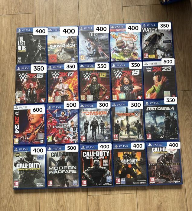 Диски ігри на ps4/5