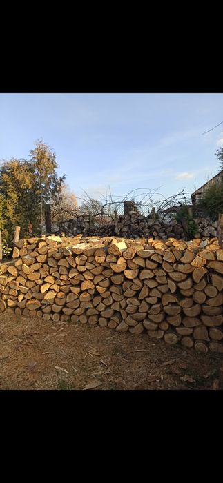 Drzewo kominkowe dębowe rabane