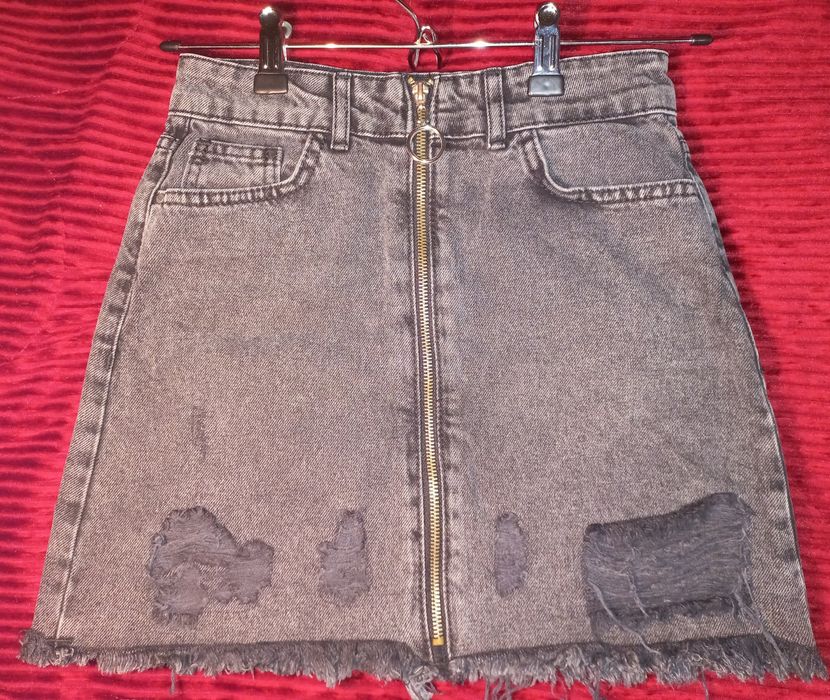 Джинсова спідниця.Дві .Джинсовая юбка