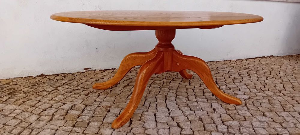 BAIXA de preço! Mesa de apoio em carvalho da marca inglesa ERCOL!