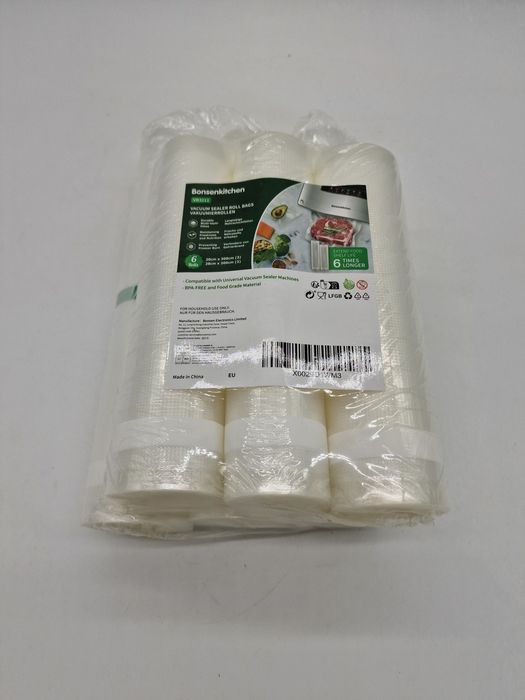Folia Worki Do Zgrzewarki Pakowania Próżniowego 6 Sztuk 2 Rozmiary
