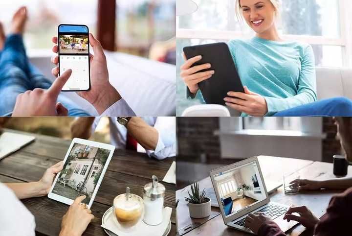 Kamera IP POE wewnętrzna 4MPx 4MP detekcja 20m IR 2.8mm Kopułowa ONVIF