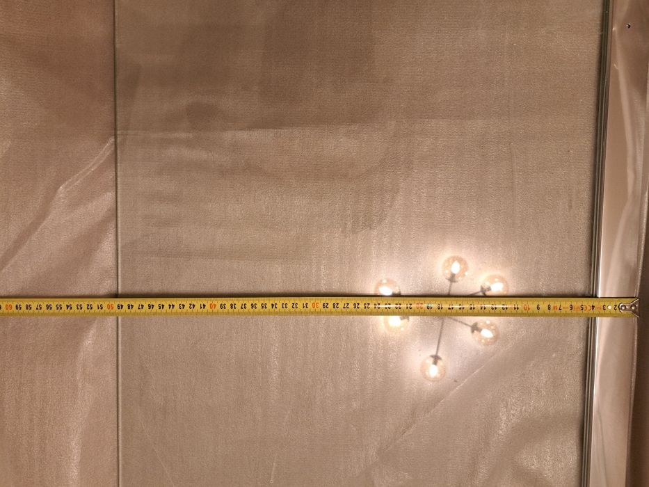 Ścianka szklana 50cm do łazienki