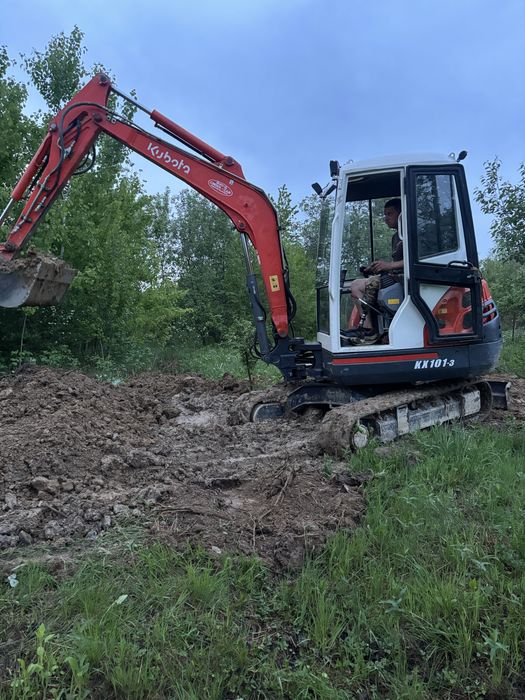 Послуги ескаваторів -міні і великих колісних