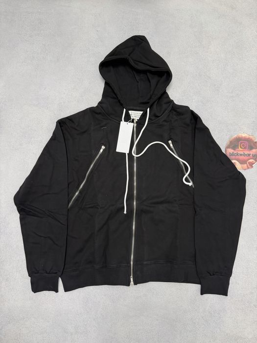 зип худи Maison Margiela zipper zip black S M L