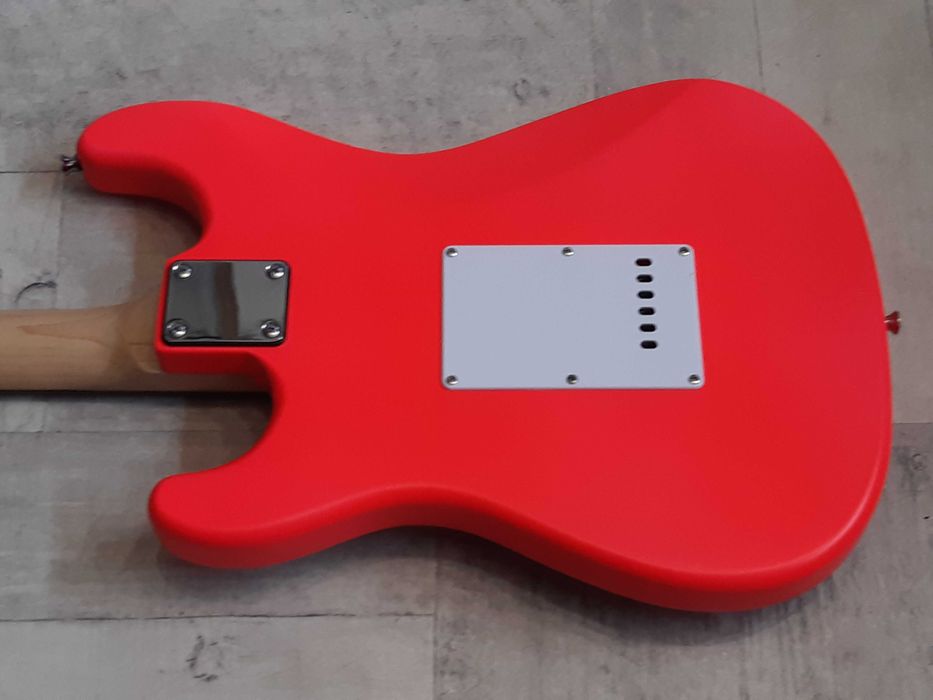 Piękna Gitara Stratocaster- Pink Neon -HSS- wysyłka Gratis lub zamiana