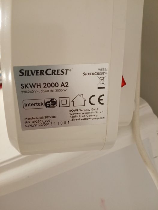 Aquecedor, ventilador Silver Crest