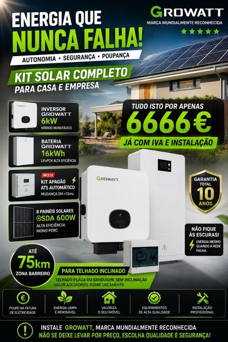MATERIAL GROWATT | INSTALAÇÃO