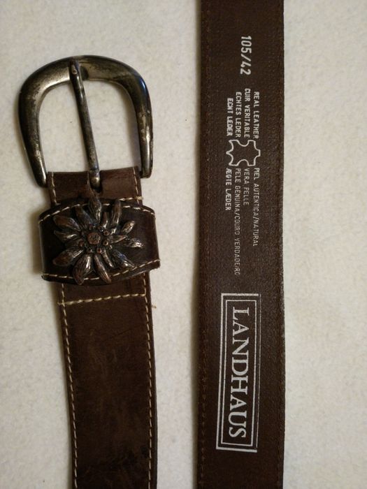 Pasek skórzany myśliwski