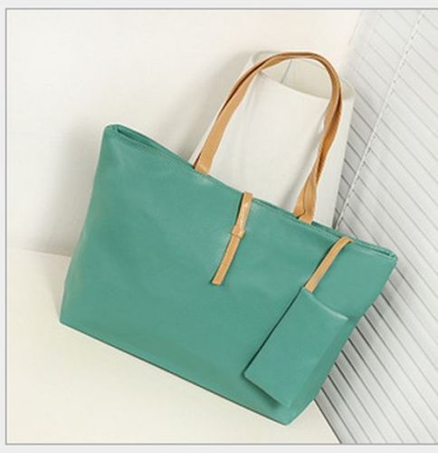 Saco Mala em pele sintética Novo e embalado Bege ou Verde