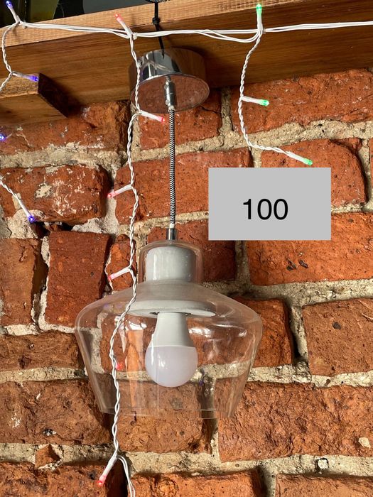 Lampa sufitowa - kolorowe szklane