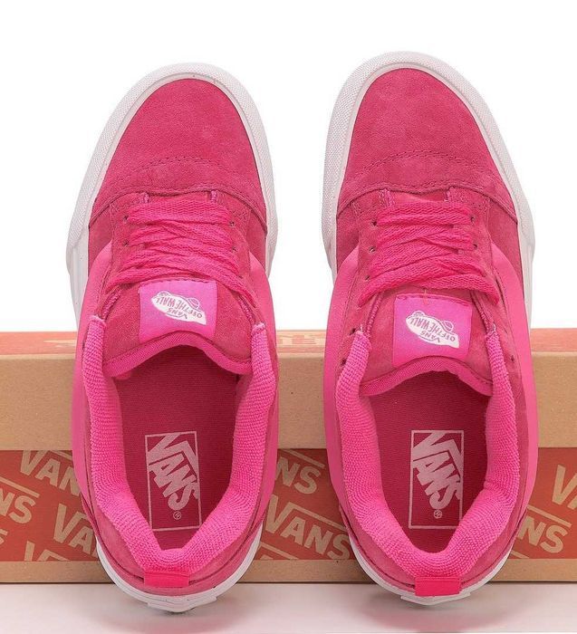Женские кеды Vans KNU Skool Pastels Pink VN0009QCPNK ванс кну скул