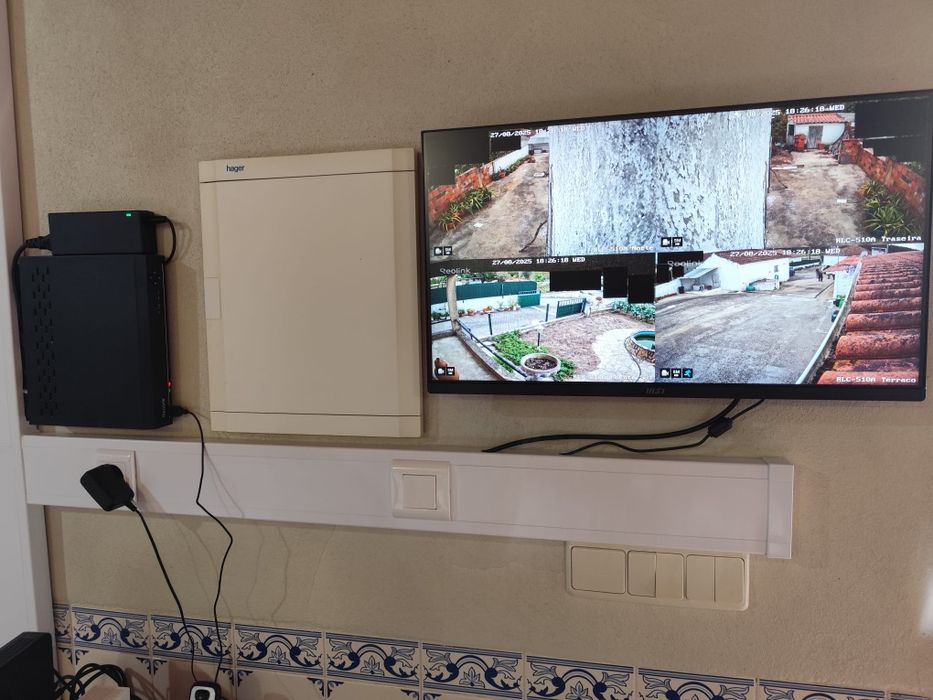 Instalação de video segurança em residências