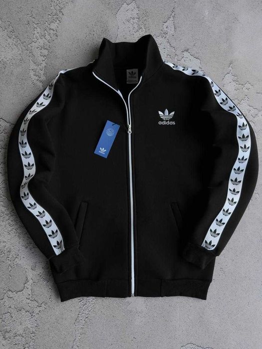 Тепла Спортивна Кофта Adidas лампас, кофта адідас