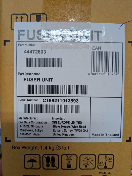 OKI FUSER UNIT impresora