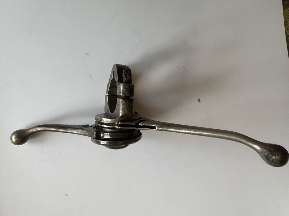 Podwójna manetka ,dźwignia Amal -Air,Mag -do starego motocykla