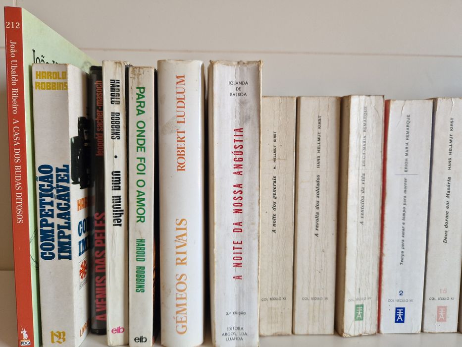 Lote 34 livros Romances/Policiais