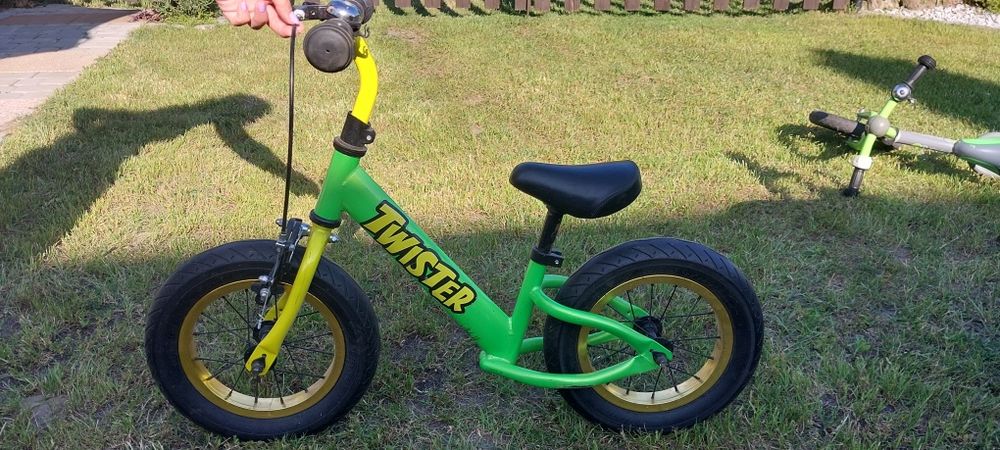 Rowerek biegowy dla dziecka solidny idealny na pierwszy rower do nauki