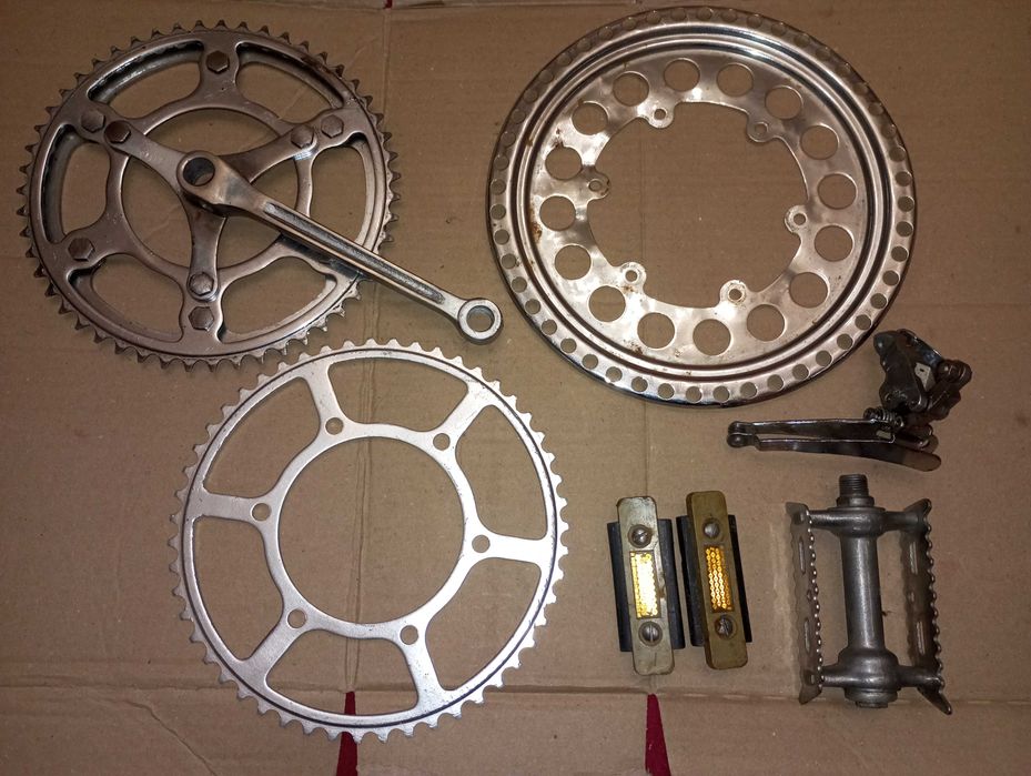 Звезда велосипедная 51 48 Т с шатуном защита педаль перекидка