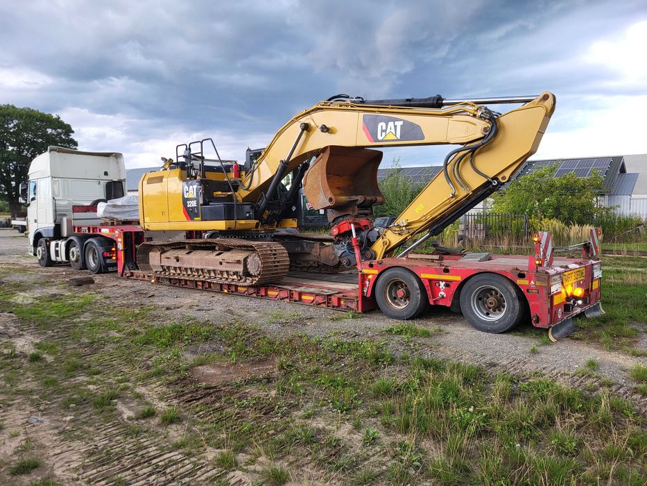 Usługi transportowe  krajowe/UE niskopodwoziowy kombajny maszyny domy