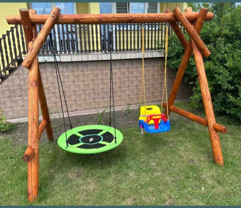 Huśtawka ogrodowa na dwa stanowiska