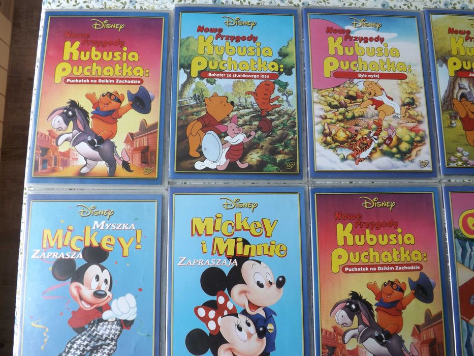 Gumisie, Miki, Donald, Pluto dvd bajki film Puchatek Disney