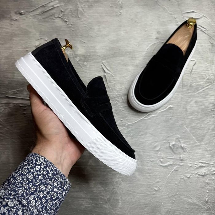 Мужские туфли мокасины 40-45 кожа