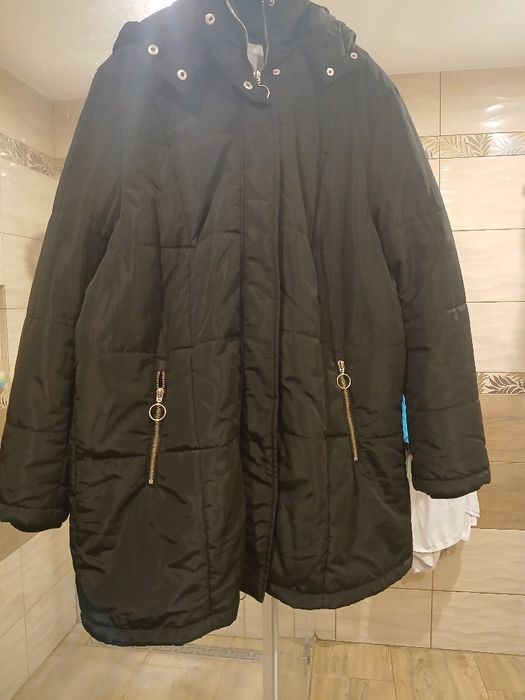 Czarna kurtka zimowa  bonprix  50